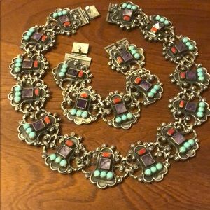 Necklace and matching bracelet